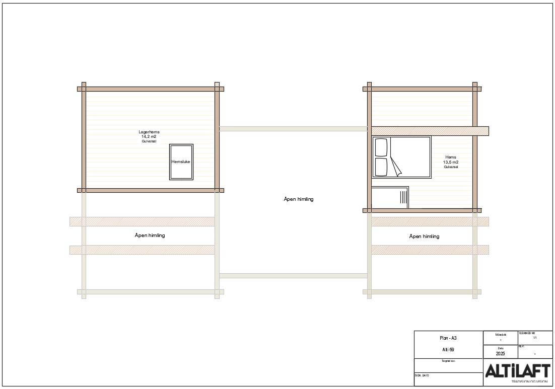 Plantegning 2 for Alti 69