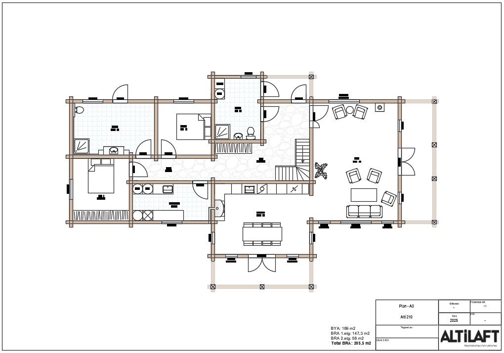 Plantegning 1 for Alti 210