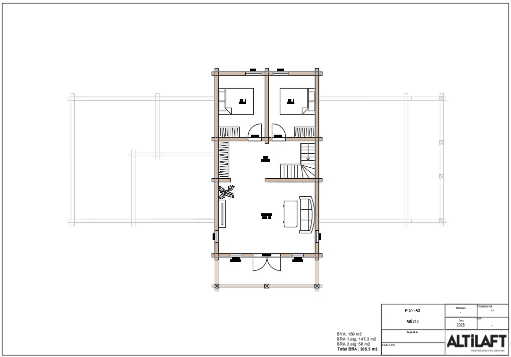 Plantegning 2 for Alti 210