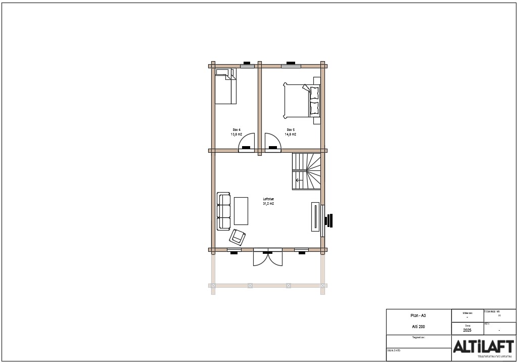 Plantegning 2 for Alti 200