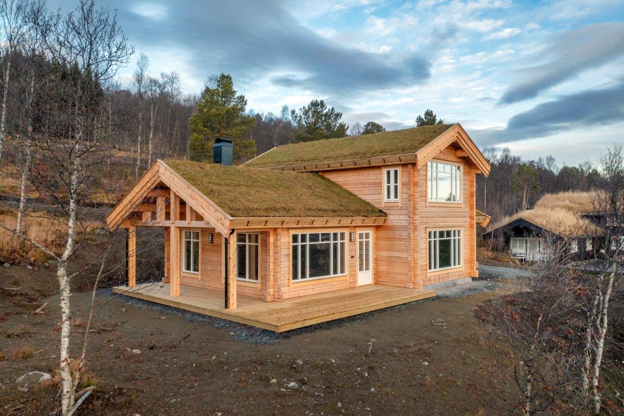Norwegian log cabin craftsmanship